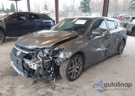 2016 Lexus Ct 200H z USA, uszkodzony, nr VIN JTHKD5BH6G2257643
